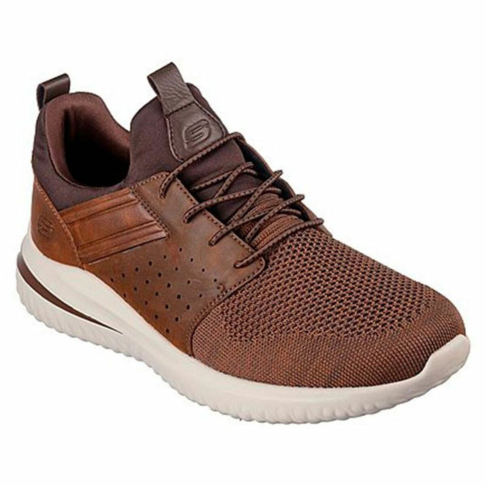 Încălțăminte Sport Bărbați Skechers Delson 3.0 - Cicada Maro