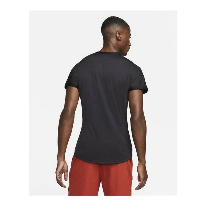 Tricou cu Mânecă Scurtă Bărbați Nike Court Dri-FIT ADV Rafa Negru