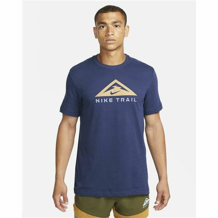 Tricou Sport cu Mânecă Scurtă Nike Pro Dri-FIT M Albastru