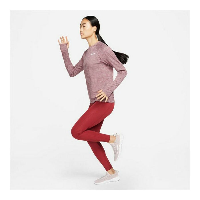 Tricou cu Mânecă Lungă de Damă Nike Pacer Somon