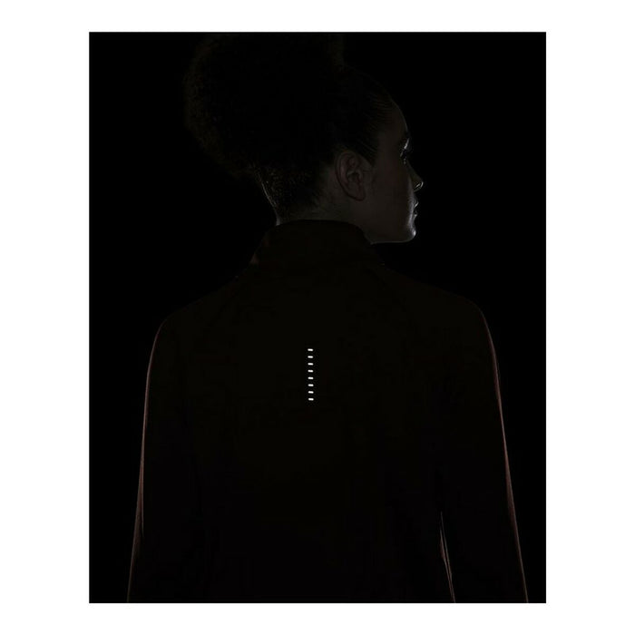 Tricou cu Mânecă Lungă de Damă Nike Dri-FIT Swoosh Run Maro