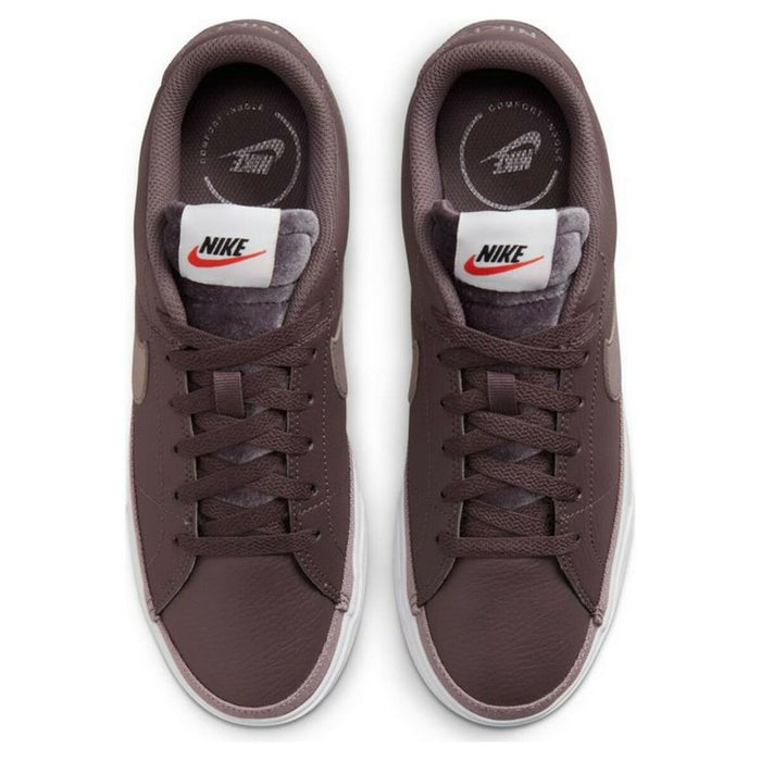 Adidași Casual Femei Nike Court Legacy B W Maro