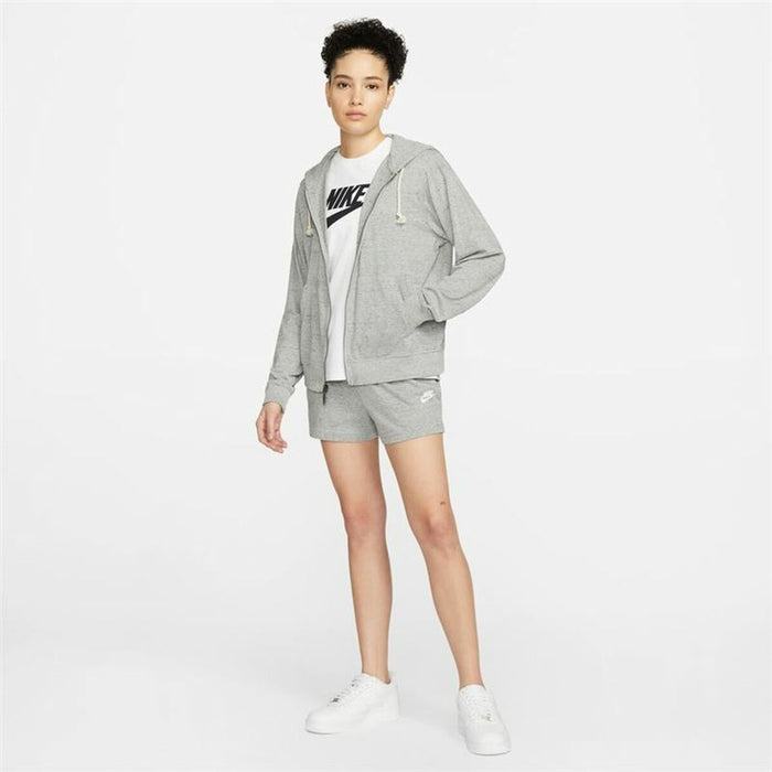 Jachetă Sport de Damă Nike Sportswear Gym Vintage Gri
