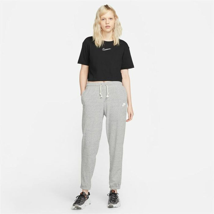 Pantaloni lungi de sport Nike Sportswear Gym Vintage Gri Femeie