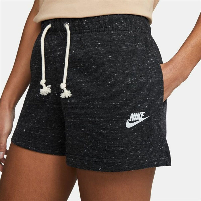 Pantaloni Scurți Sport pentru Damă Nike Sportswear Gym Vintage Negru