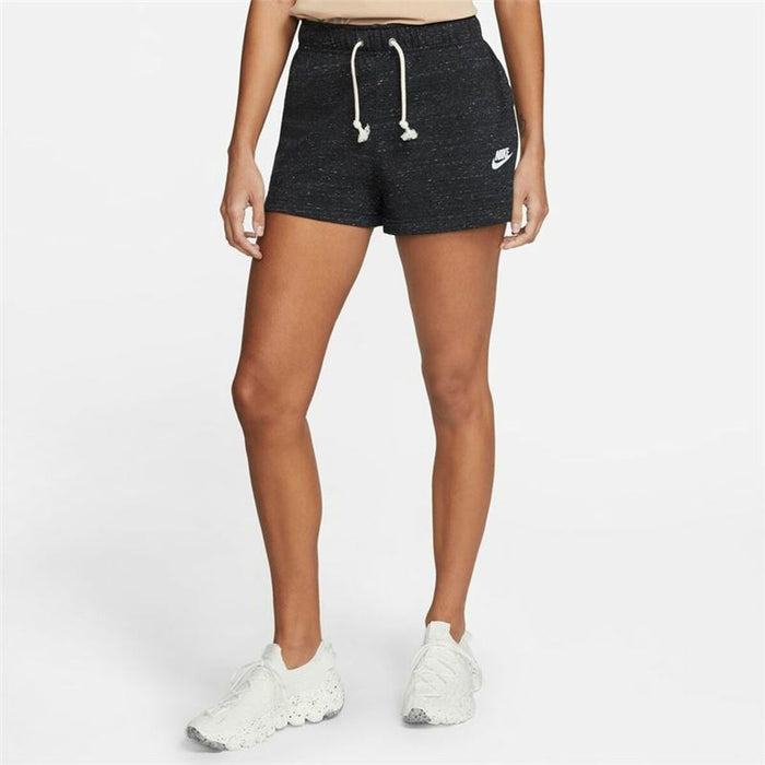 Pantaloni Scurți Sport pentru Damă Nike Sportswear Gym Vintage Negru