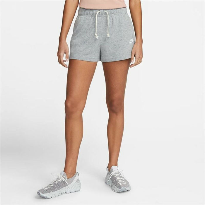 Pantaloni Scurți Sport pentru Damă Nike Sportswear Gym Vintage Gri