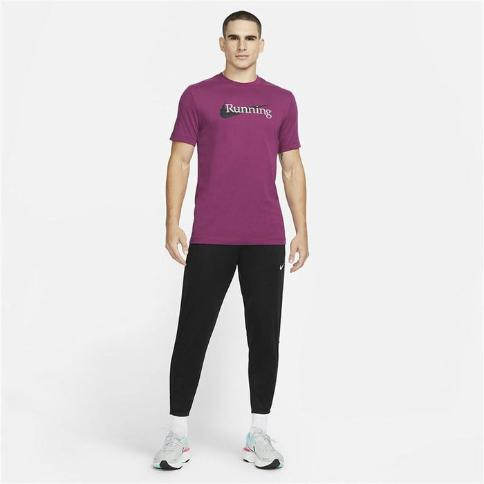Tricou cu Mânecă Scurtă Bărbați Nike Dri-Fit Violet
