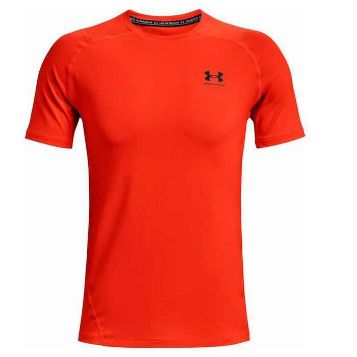 Tricou cu Mânecă Scurtă Bărbați Under Armour HeatGear Roșu