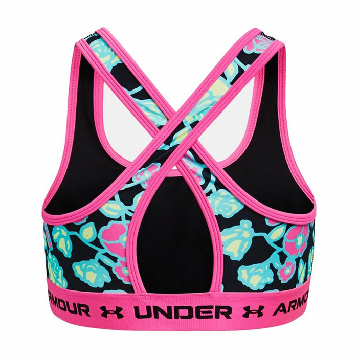 Sutien Sport Under Armour  Crossback Mid Negru