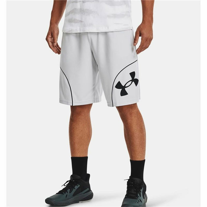 Pantaloni Scurți Sport pentru Bărbați Under Armour Perimeter 28 cm Alb