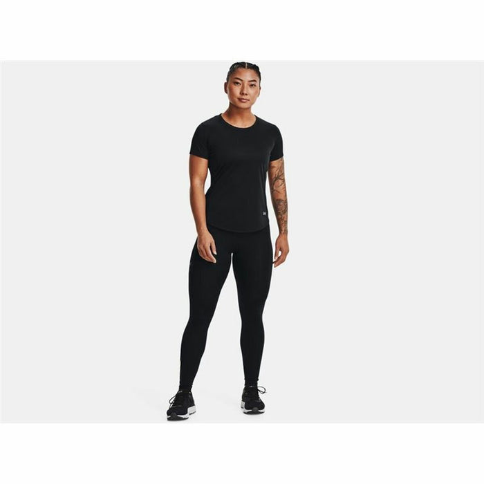 Tricou cu Mânecă Scurtă Femei Under Armour Stride Negru