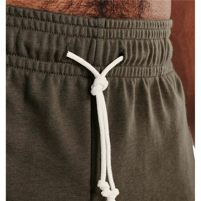 Pantaloni pentru Adulți Under Armour  Rival Terry Bărbați Măslină