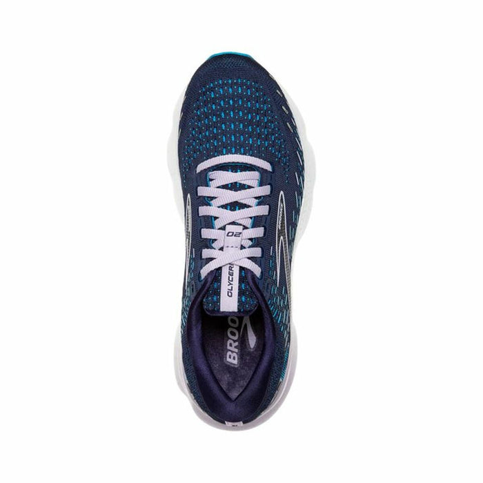 Încălțăminte de Running pentru Adulți Brooks Glycerin 20 Wide Albastru închis Femeie