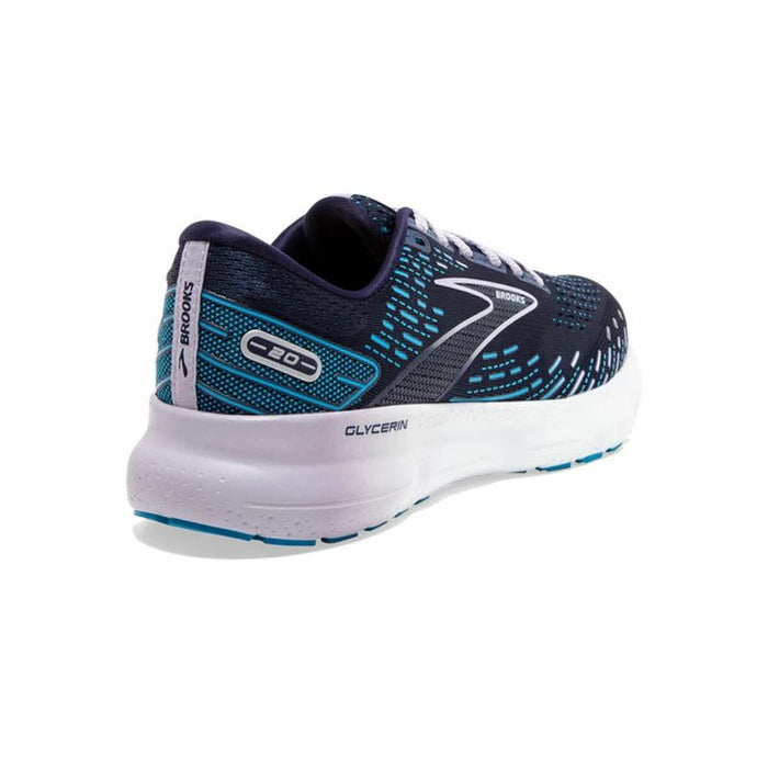 Încălțăminte de Running pentru Adulți Brooks Glycerin 20 Wide Albastru închis Femeie