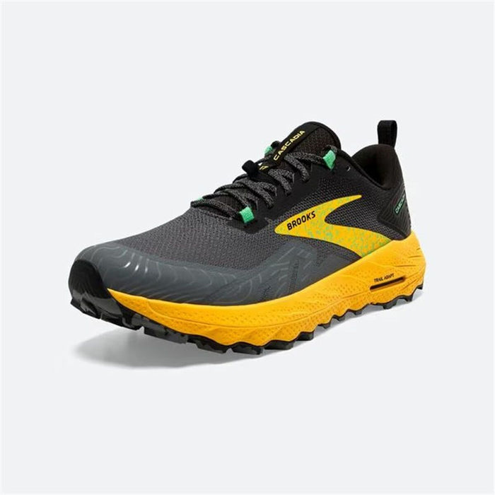 Încălțăminte de Running pentru Adulți Brooks Cascadia 17 Galben Negru