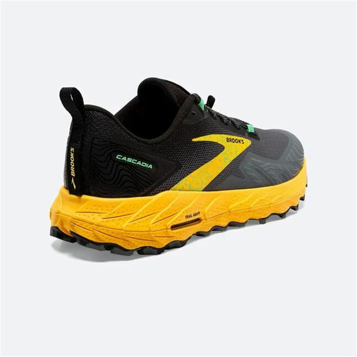 Încălțăminte de Running pentru Adulți Brooks Cascadia 17 Galben Negru