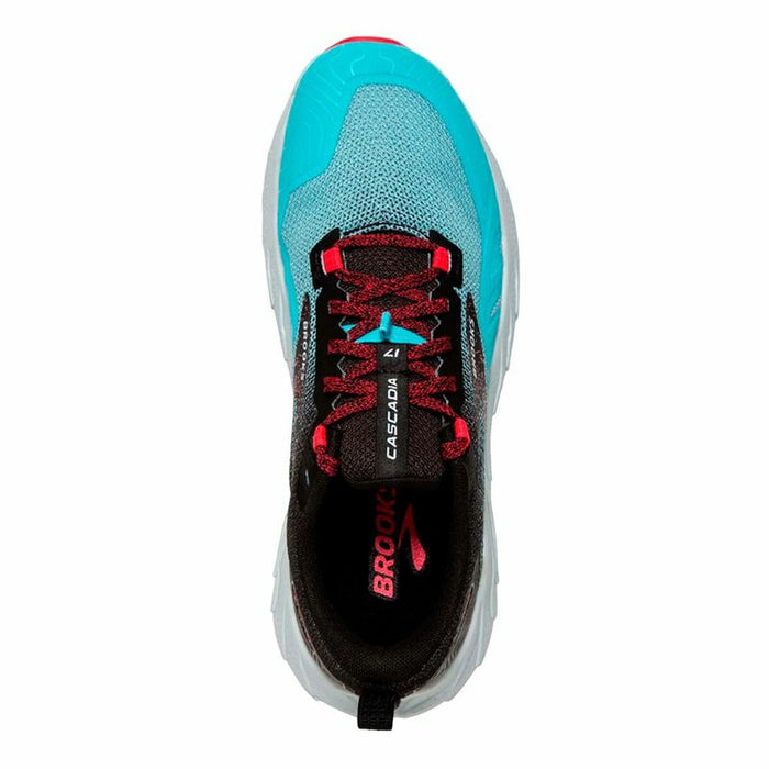 Pantofi sport pentru femei Brooks Cascadia 17 Albastru Negru Albastru deschis