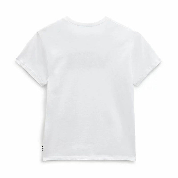 Tricou cu Mânecă Scurtă pentru Copii Vans Flying V Alb
