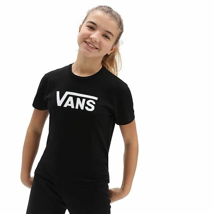 Tricou cu Mânecă Scurtă pentru Copii Vans Flying V Negru