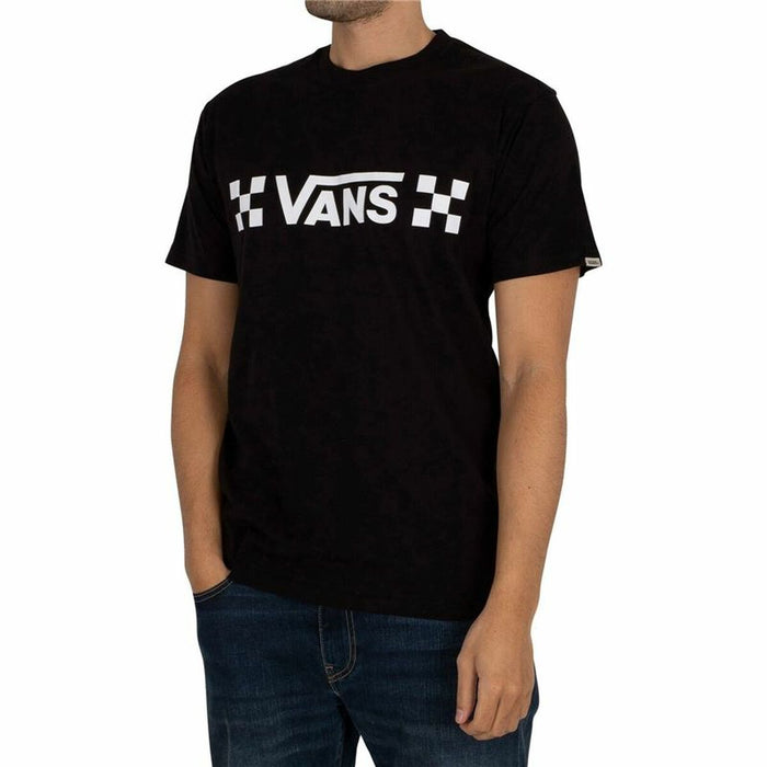 Tricou cu Mânecă Scurtă Bărbați Vans Drop V Che-b Negru