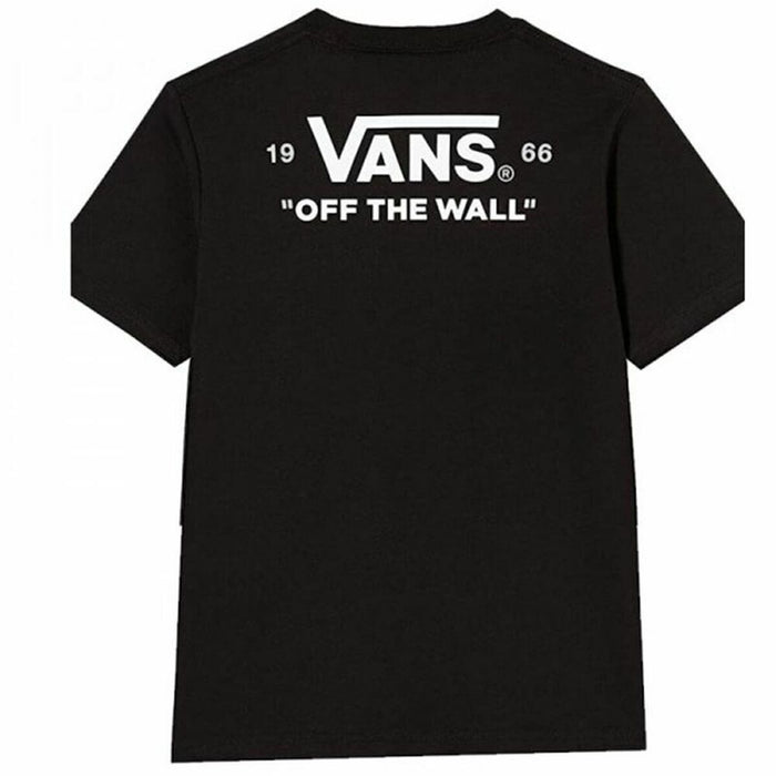 Tricou cu Mânecă Scurtă pentru Copii Vans Mini Scrip Negru