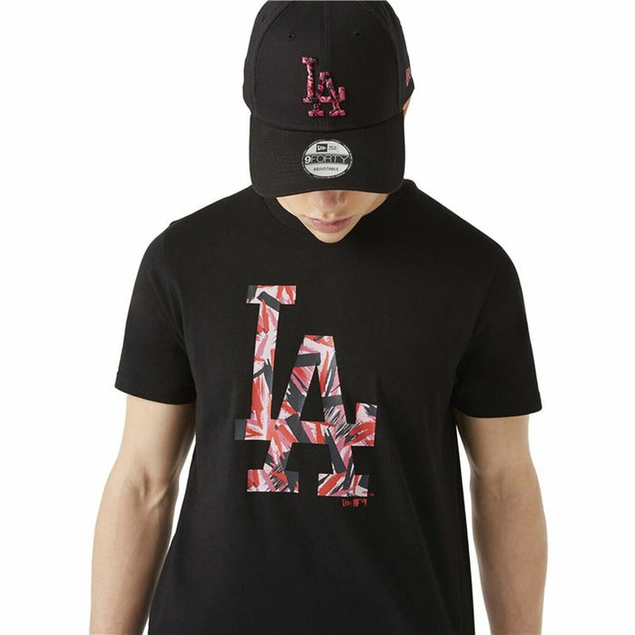 Tricou cu Mânecă Scurtă Bărbați New Era LA Dodgers MLB Negru