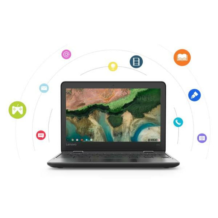 Laptop Lenovo 300E 11,6" Intel Celeron N4120 Intel Celeron 2950M 4 GB RAM 32 GB Qwerty Spaniolă