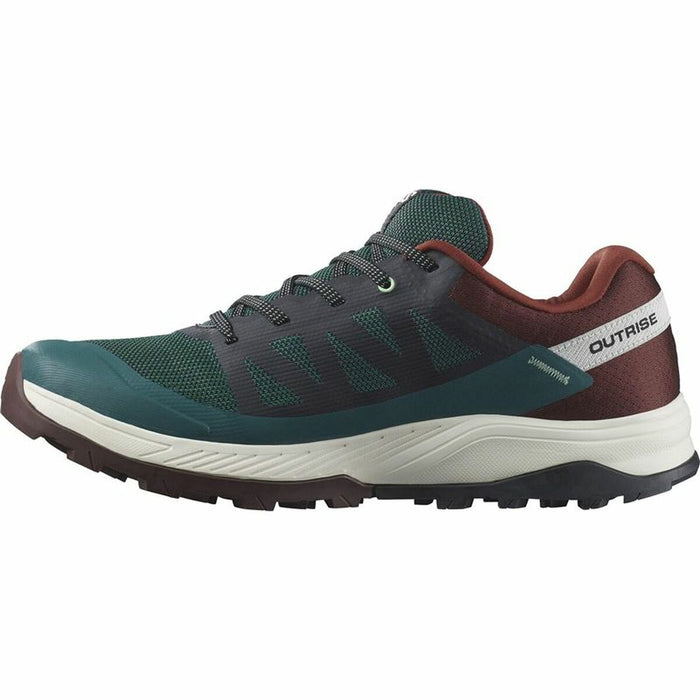 Adidași Salomon Outrise GORE-TEX Munte Bordo Verde inchis Bărbați