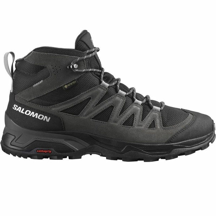 Cizme de munte Salomon X Ward Leather Mid Gore-Tex Negru