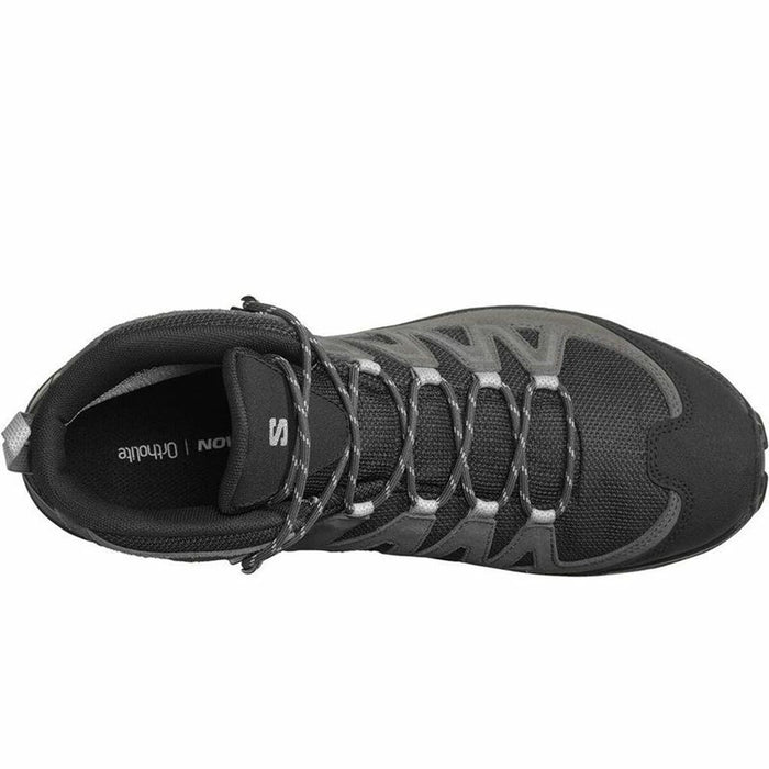 Cizme de munte Salomon X Ward Leather Mid Gore-Tex Negru