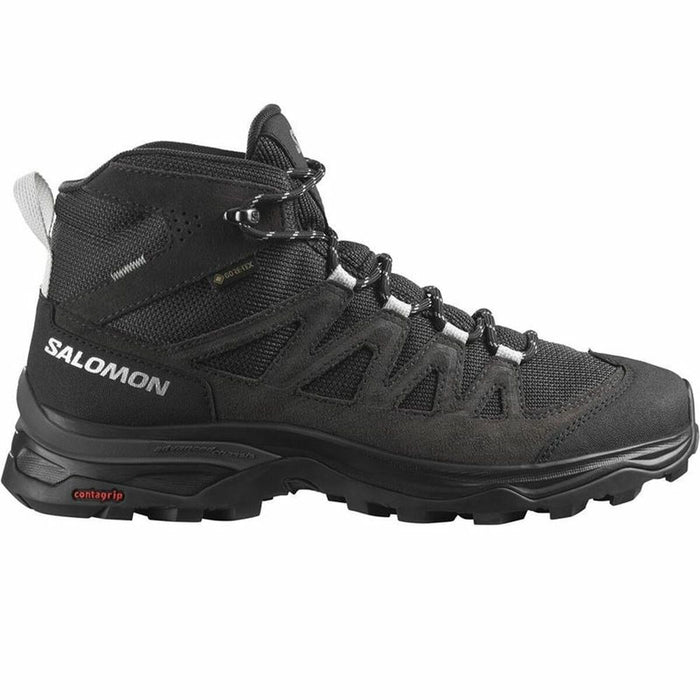 Cizme de munte Salomon X Ward Leather Mid Gore-Tex Negru