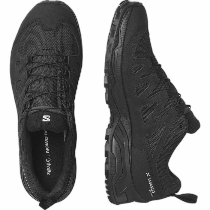 Adidași Salomon X Ward GORE-TEX Piele Munte Negru Bărbați