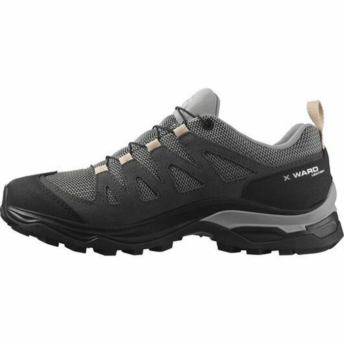 Pantofi sport pentru femei Salomon X Ward GORE-TEX Piele Munte Gri