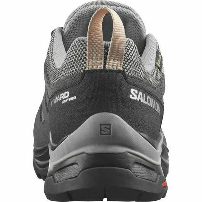 Pantofi sport pentru femei Salomon X Ward GORE-TEX Piele Munte Gri