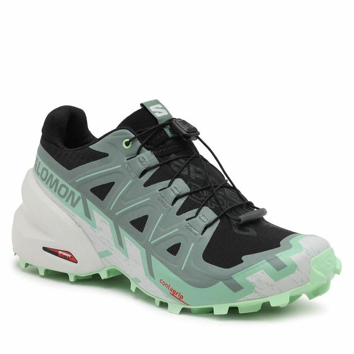 Pantofi sport pentru femei Salomon Speedcross 6 Verde Negru