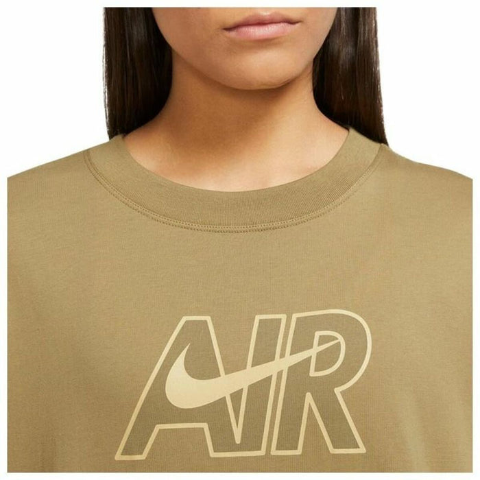 Tricou cu Mânecă Scurtă Femei Nike Sportswear Air Maro