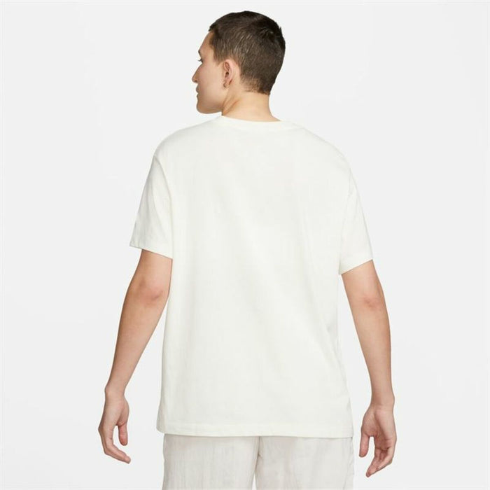 Tricou cu Mânecă Scurtă Bărbați Nike Bike  Alb
