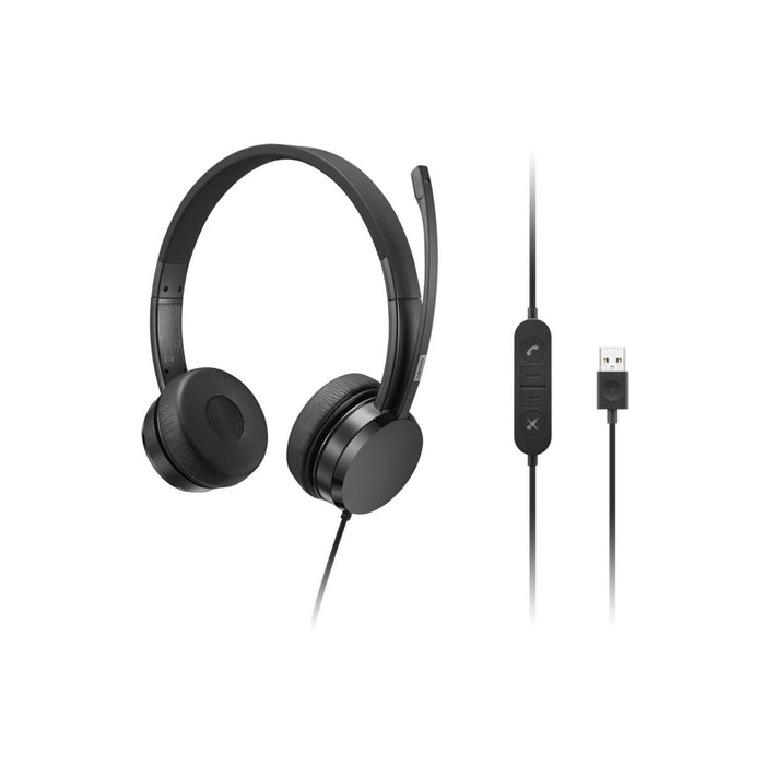 Căști cu Microfon Lenovo 4XD1K18260 Negru