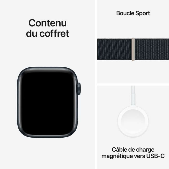 Smartwatch Apple SE Negru 44 mm
