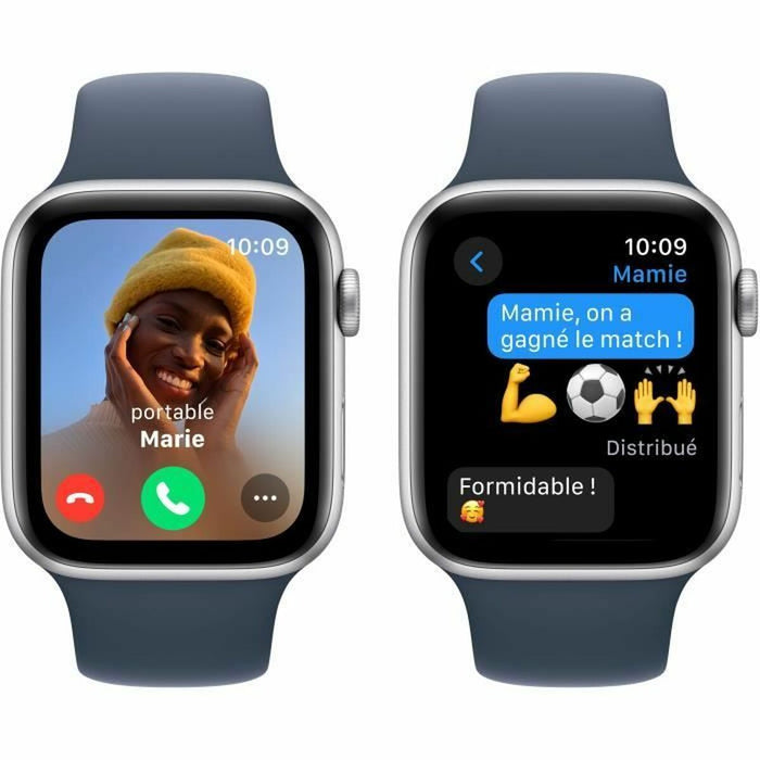 Smartwatch Apple SE Albastru Argintiu 44 mm