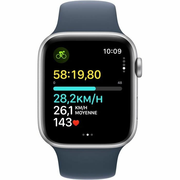 Smartwatch Apple SE Albastru Argintiu 44 mm
