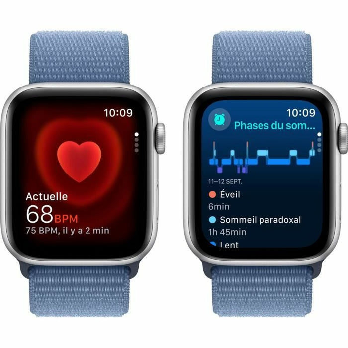 Smartwatch Apple SE Albastru Argintiu 44 mm