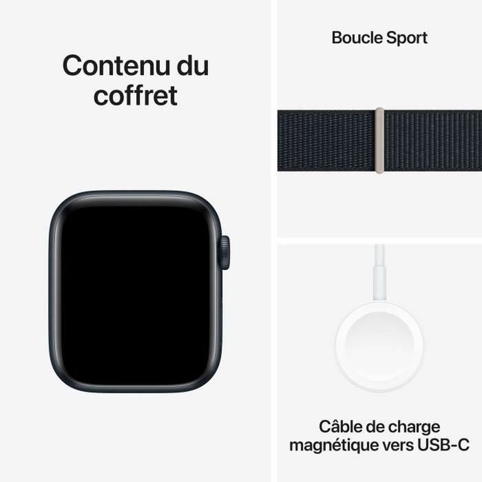 Smartwatch Apple SE Negru 44 mm