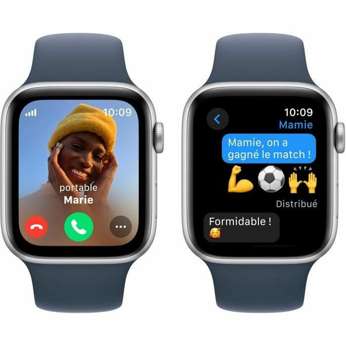 Smartwatch Apple SE Albastru Argintiu 44 mm