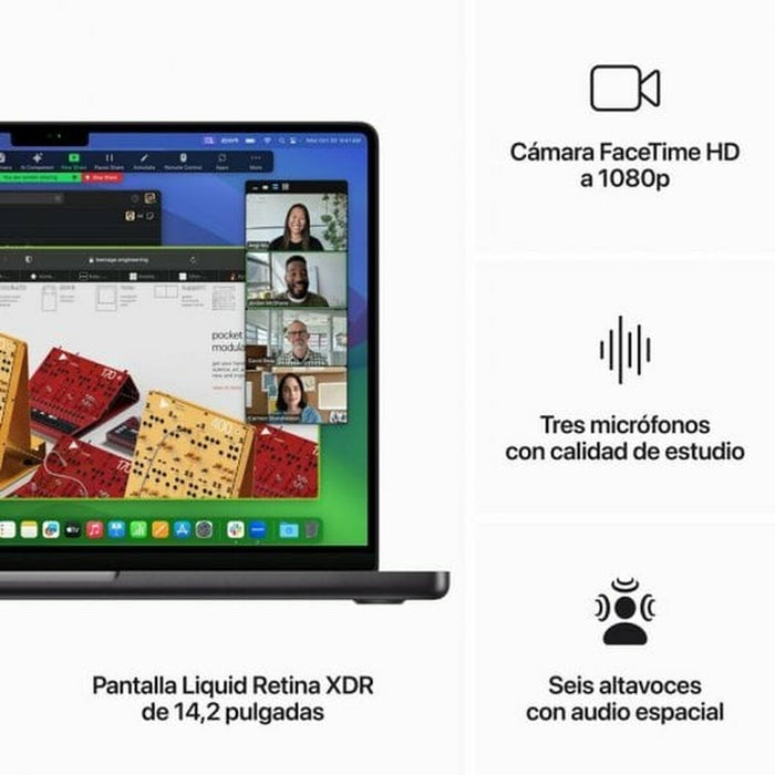 Laptop Apple Macbook Pro M3 Pro 11 14" 18 GB RAM 512 GB SSD M3 Pro