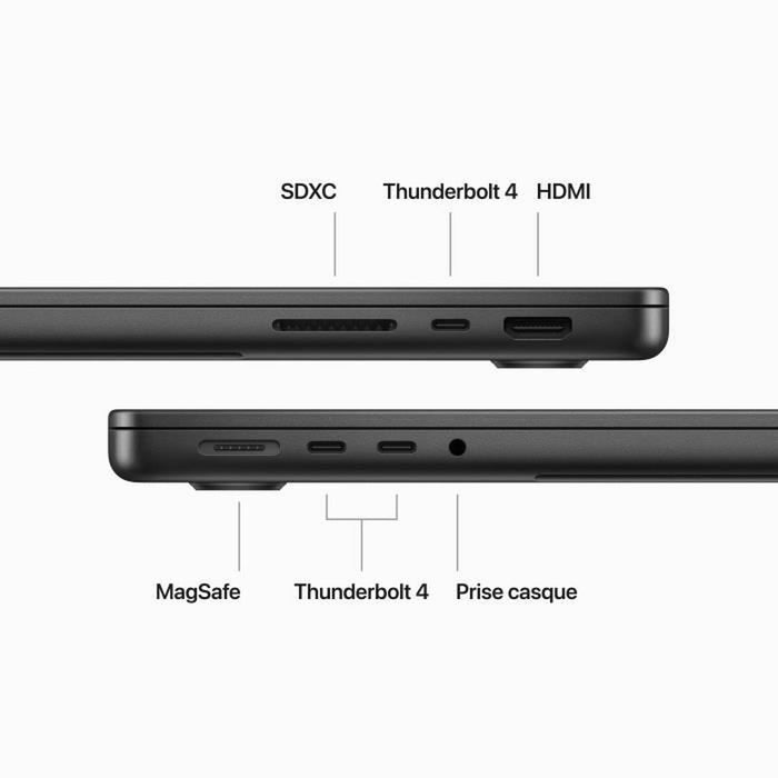 Laptop Apple MacBook Pro 2023 1 TB Azerty Franceză M3 Max