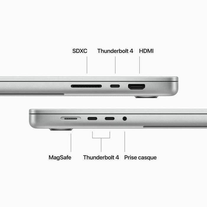 Laptop Apple MacBook Pro 2023 16" 1 TB Azerty Franceză M3 Max