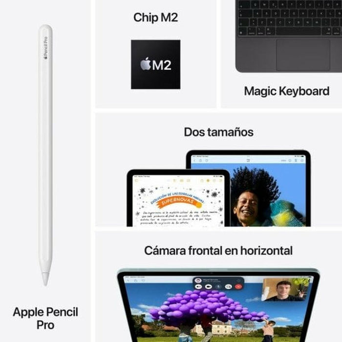 Tabletă Apple iPad Air 2024 11" 8 GB RAM 128 GB M2 Purpuriu