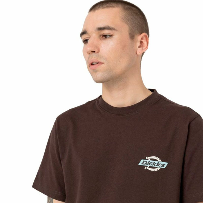 Tricou cu Mânecă Scurtă Bărbați Dickies Ss Ruston Maro